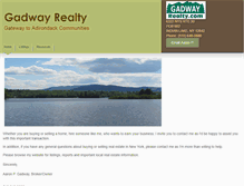 Tablet Screenshot of gadwayrealty.com